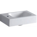 Lave-mains iCon 380x280mm avec trou pour robinet gauche blanc KT