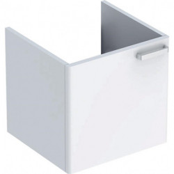 Meuble bas Lavabo RENOVA PLAN 485x463x410mm Ko blanc Front blanc brillant