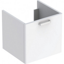 Meuble bas Lavabo RENOVA PLAN 485x463x410mm Ko blanc Front blanc brillant