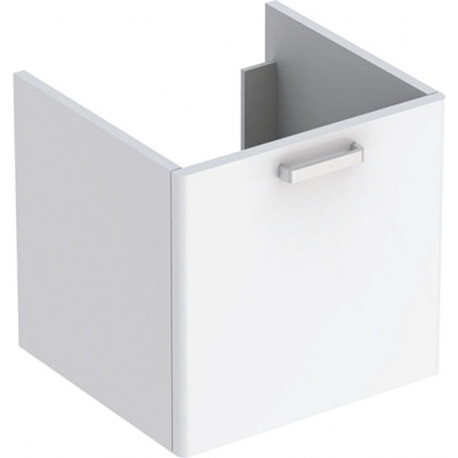 Meuble bas Lavabo RENOVA PLAN 485x463x410mm Ko blanc Front blanc brillant