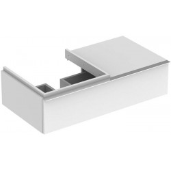 Meuble bas Lavabo iCon 890x240x477mm Ko Alpin brillant