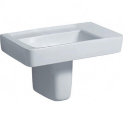 Lavabo GE Renova Plan 750x480mm avec étagère droite. sans trou du robinet