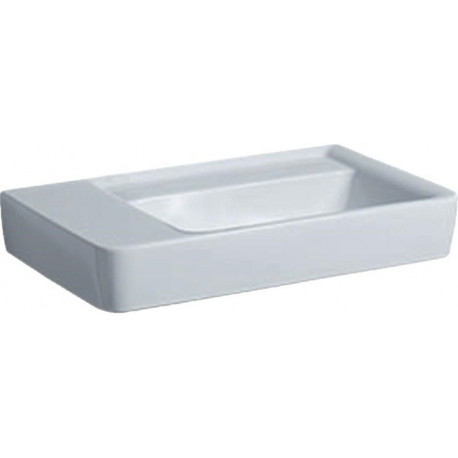 Lavabo GE Renova Plan 750x480mm avec étagère gauche sans Trou du robinet Tect