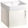 Set lavabo enfant / école avec meuble bas WT verrouillable blanc