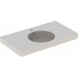 Lavabo Geberit PRECIOSA II 900x500mm avec trou pour robinetavec trop plein blanc KT