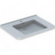 Lavabo Geberit RENOVA COMFORT SQUARE 750x550mm unterfahrbar blanc KT