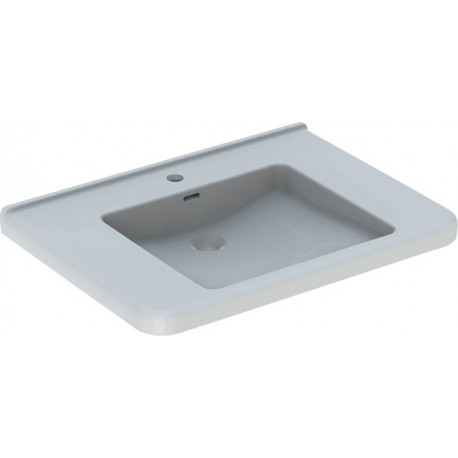 Lavabo Geberit RENOVA COMFORT SQUARE 750x550mm unterfahrbar blanc KT