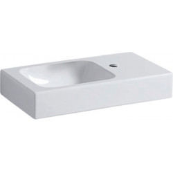Lavabo Geberit iCon 530x310mm blanc Espace de stockage droite KT