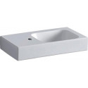 Lavabo Geberit iCon 530x310mm blanc Espace de stockage gauche