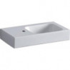Lavabo Geberit iCon 530x310mm blanc Espace de stockage gauche
