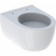 WC à fond creux Geberit iCon courte. 4.5/6 l. pour lave-mains blanc KeraTect
