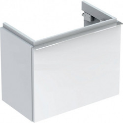 Meuble sous-vasque iCon 520 x 420 x 308 mm alpin haute brillance