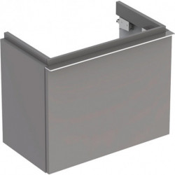 Meuble bas Lavabo iCon 520x420x308mm Platin brillant