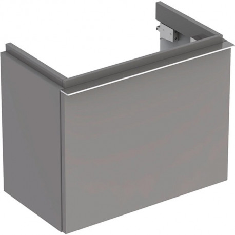 Meuble bas Lavabo iCon 520x420x308mm Platin brillant