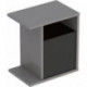 Partie laté iCon 370x400x245mm Platin brillant