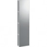 Etagère Geberit iConavec miroir: Largeur 28cm, Hauteur 120cm, Profondeur 14cm, Blanc / Laqué ultra-brillant