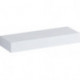Etagère murale Geberit iCon: Largeur 37cm, Hauteur 5cm, Profondeur 16.5cm, Blanc / Laqué ultra-brillant