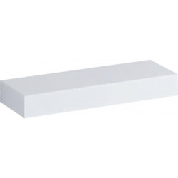 Etagère murale Geberit iCon: Largeur 37cm, Hauteur 5cm, Profondeur 16.5cm, Blanc / Laqué ultra-brillant