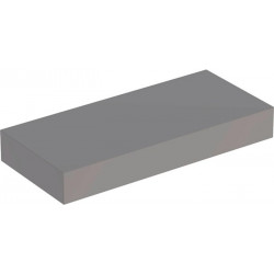 Etagère murale Geberit iCon: Largeur 37cm, Hauteur 5cm, Profondeur 16.5cm, Platine / Laqué ultra-brillant