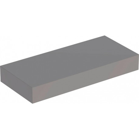 Etagère murale Geberit iCon: Largeur 37cm, Hauteur 5cm, Profondeur 16.5cm, Platine / Laqué ultra-brillant