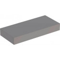 Etagère murale Geberit iCon: Largeur 37cm, Hauteur 5cm, Profondeur 16.5cm, Platine / Laqué ultra-brillant