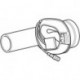 Unité d'aspiration Geberit 0,5 l. 50mm pour 599555/565