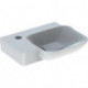 Lave-mains MYDAY 400x280mavec trou pour robinet gauche blanc KT
