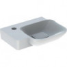 Lave-mains MYDAY 400x280mavec trou pour robinet gauche blanc KT