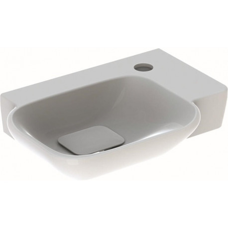 Lave-mains MYDAY 400x280mm avec trou pour robinet droite blanc KT