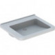 Lavabo Geberit RENOVA COMFORT SQUARE 650x550mm unterfahrbar blanc KT