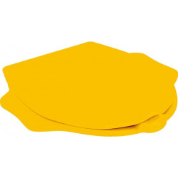 Abattant WC Kind en design animal avec couvercle jaune