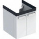 Meuble bas RENOVA COMFORT 530x620x525mm Zierleiste Grafit matt