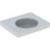 Lavabo Geberit PRECIOSA II 600x500mm sans trou de robinetterie sans trop plein we