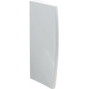 Séparation d'urinoirs Geberit: L:40cm, B:10cm, H:70cm, Blanc