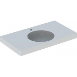 Lavabo Geberit PRECIOSA II 900x500mm avec trou pour robinet sans trop plein blanc KT