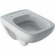 Cuvette WC suspendu Geberit Renova Compact Square, 48.5cm, Blanc