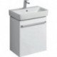 Meuble bas RENOVA COMPACT 549x604x337mm Ko blanc mat Fr blanc brillant