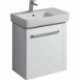 Meuble bas RENOVA COMPACT 590x604x337mm m HTH R Ko blanc mat Fr blanc brillant