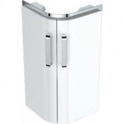 Angle HWB-meuble bas RENOVA COMPACT 300x605x300mm Ko blanc ma Fr blanc hgl