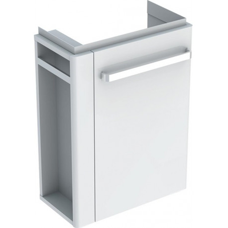 Meuble bas RENOVA COMPACT 590x604x337mm m HTH L Ko blanc mat Fr blanc brillant