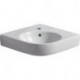 Lavabo d'angle RENOVA COMPACT pied longueur 500 mm blanc GEBERIT