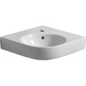 Lavabo d'angle RENOVA COMPACT pied longueur 500 mm blanc GEBERIT