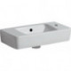 Lavabo RENOVA COMPACT 500x250mm avec trou pour robinet droite blanc KT