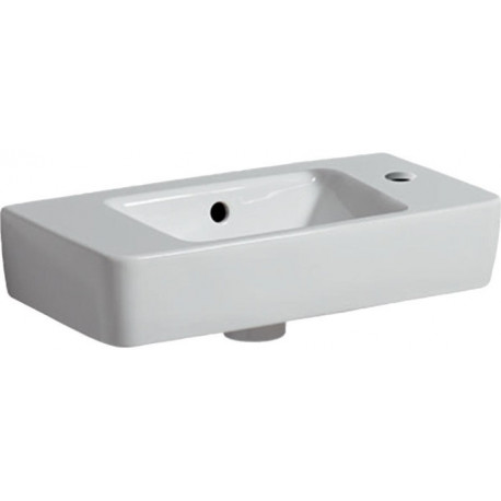 Lavabo RENOVA COMPACT 500x250mm avec trou pour robinet droite blanc KT