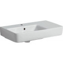 Lavabo Geberit RENOVA COMPACT 650x370mavec étagèredroite blanc KT