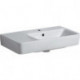 Lavabo Geberit RENOVA COMPACT 650x370mavec étagèregauche blanc KT