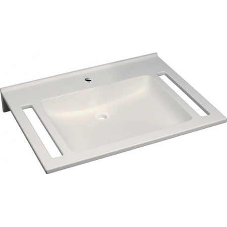 Lavabo Geberit AGILO 700x550mm blancavec découpe