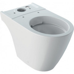 Cuvette au sol Geberit Icon, carénée, Rimfree, 63,5 cm, blanc