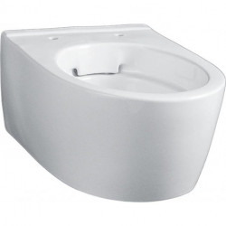 Cuvette au sol Geberit Icon, carénée, Rimfree, 6 litres, blanc