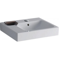 Geberit top-WT iCon 500x485mm avec trou pour robinet m bol décoratif L blanc